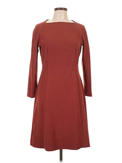 Pre-owned Mm. Lafleur Casual Dress In Burgundy