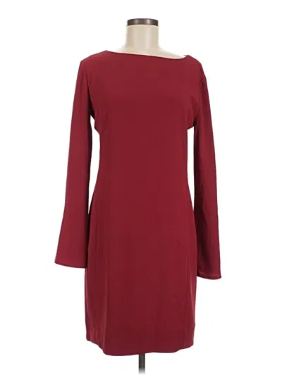 Pre-owned Mm. Lafleur Casual Dress In Burgundy