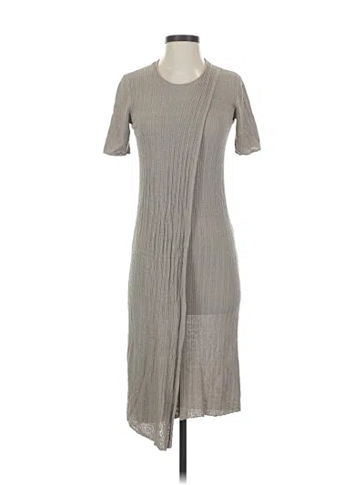 Pre-owned Mm. Lafleur Casual Dress In Gray