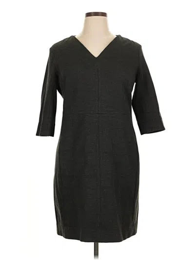 Pre-owned Mm. Lafleur Casual Dress In Gray