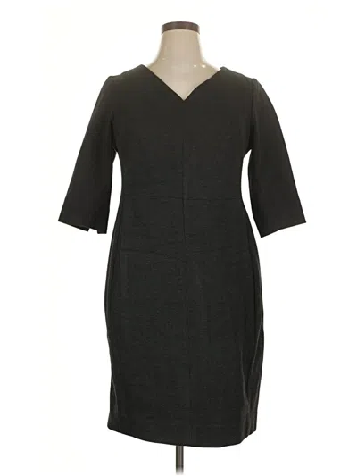 Pre-owned Mm. Lafleur Casual Dress In Gray