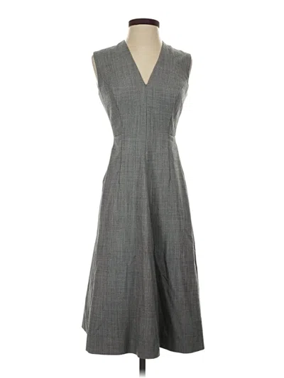 Pre-owned Mm. Lafleur Casual Dress In Gray