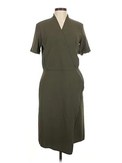 Pre-owned Mm. Lafleur Casual Dress In Green