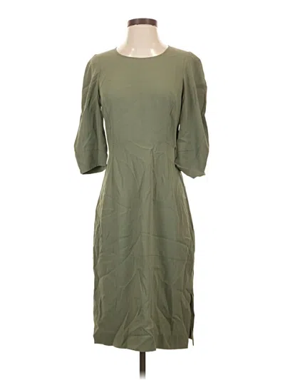 Pre-owned Mm. Lafleur Casual Dress In Green