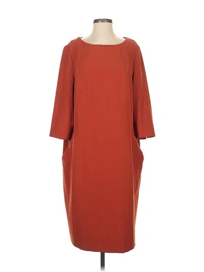 Pre-owned Mm. Lafleur Casual Dress In Orange