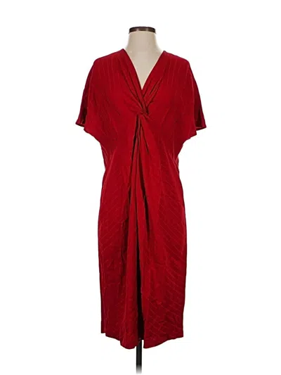 Pre-owned Mm. Lafleur Casual Dress In Red