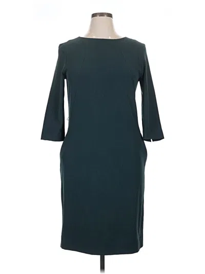 Pre-owned Mm. Lafleur Casual Dress In Teal