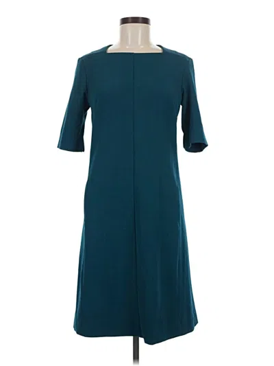 Pre-owned Mm. Lafleur Casual Dress In Teal