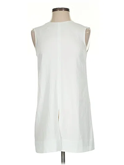 Pre-owned Mm. Lafleur Casual Dress In White