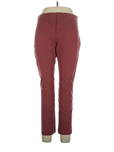 Pre-owned Mm. Lafleur Casual Pants In Burgundy