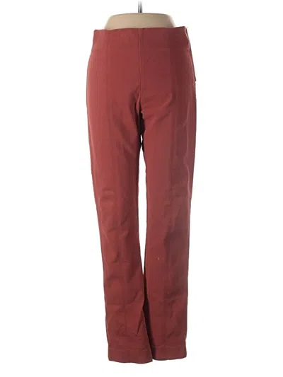 Pre-owned Mm. Lafleur Casual Pants In Burgundy