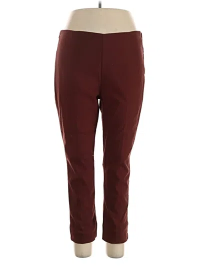 Pre-owned Mm. Lafleur Casual Pants In Burgundy