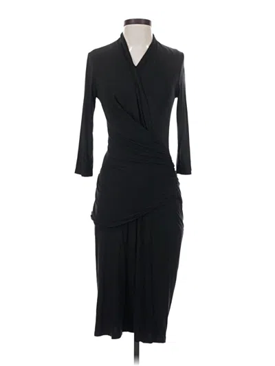 Pre-owned Mm. Lafleur Cocktail Dress In Black
