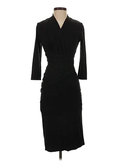 Pre-owned Mm. Lafleur Cocktail Dress In Black