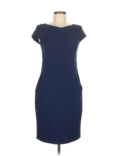 Pre-owned Mm. Lafleur Cocktail Dress In Blue