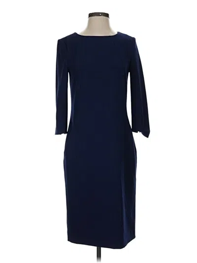 Pre-owned Mm. Lafleur Cocktail Dress In Blue