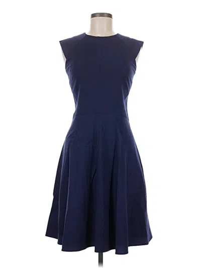 Pre-owned Mm. Lafleur Cocktail Dress In Blue