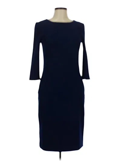 Pre-owned Mm. Lafleur Cocktail Dress In Blue