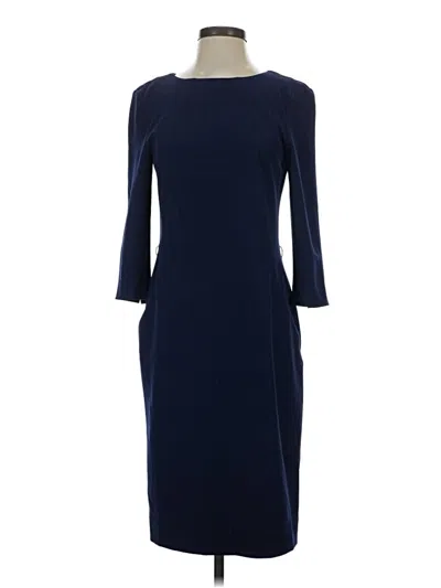 Pre-owned Mm. Lafleur Cocktail Dress In Blue