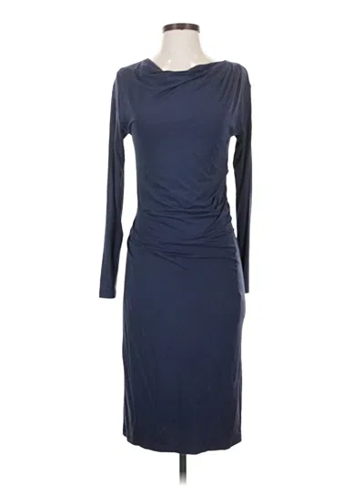 Pre-owned Mm. Lafleur Cocktail Dress In Blue