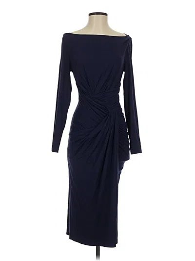 Pre-owned Mm. Lafleur Cocktail Dress In Blue