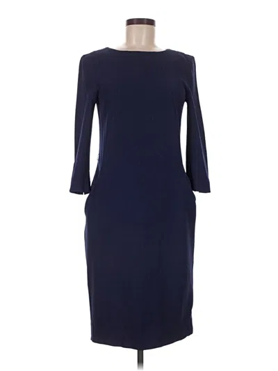 Pre-owned Mm. Lafleur Cocktail Dress In Blue