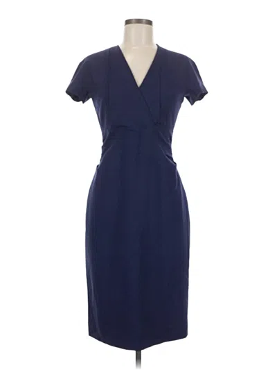 Pre-owned Mm. Lafleur Cocktail Dress In Blue