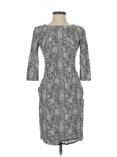 Pre-owned Mm. Lafleur Cocktail Dress In Gray