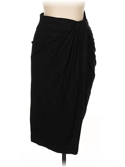 Pre-owned Mm. Lafleur Formal Skirt In Black