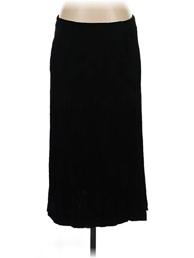 Pre-owned Mm. Lafleur Formal Skirt In Black