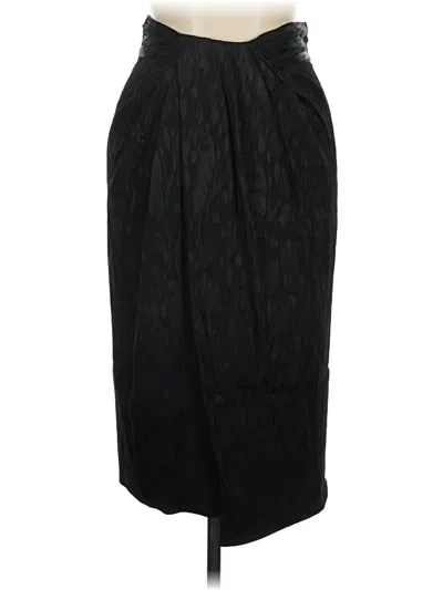 Pre-owned Mm. Lafleur Formal Skirt In Black