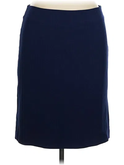 Pre-owned Mm. Lafleur Formal Skirt In Blue