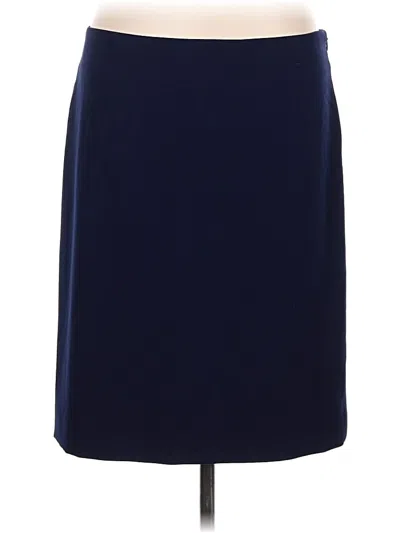 Pre-owned Mm. Lafleur Formal Skirt In Blue