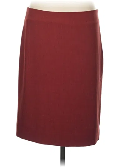 Pre-owned Mm. Lafleur Formal Skirt In Burgundy