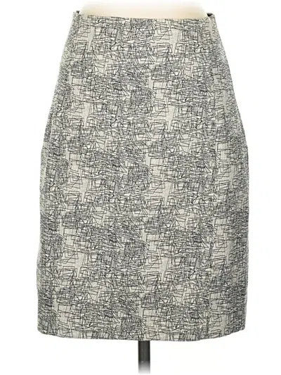 Pre-owned Mm. Lafleur Formal Skirt In Gray
