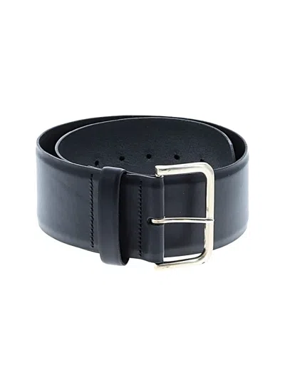 Pre-owned Mm. Lafleur Leather Belt In Black