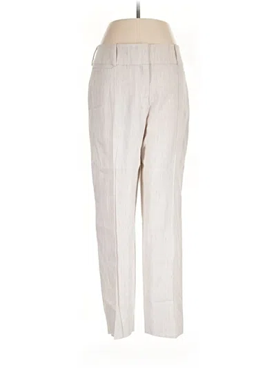 Pre-owned Mm. Lafleur Linen Pants In Ivory
