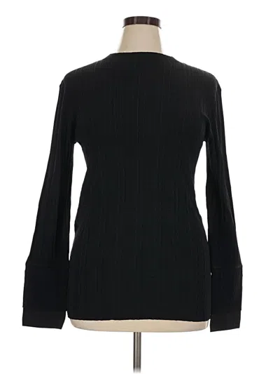 Pre-owned Mm. Lafleur Long Sleeve Turtleneck In Black