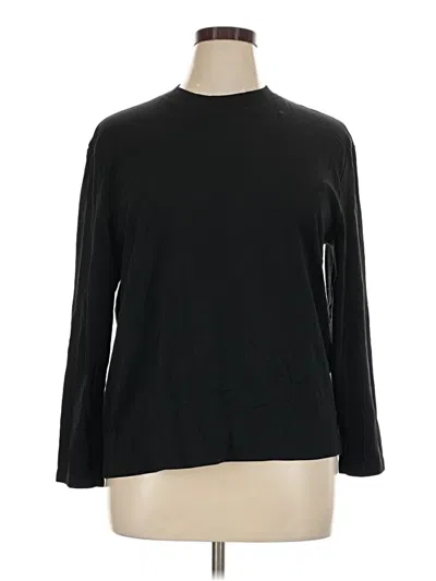 Pre-owned Mm. Lafleur Long Sleeve Turtleneck In Black