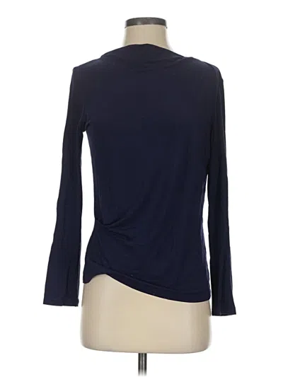 Pre-owned Mm. Lafleur Long Sleeve Turtleneck In Blue