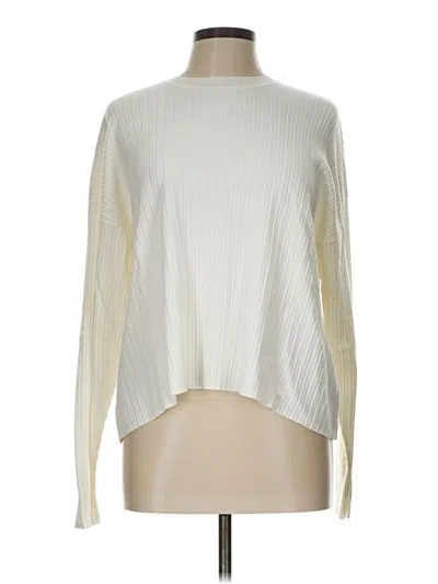 Pre-owned Mm. Lafleur Pullover Sweater In White
