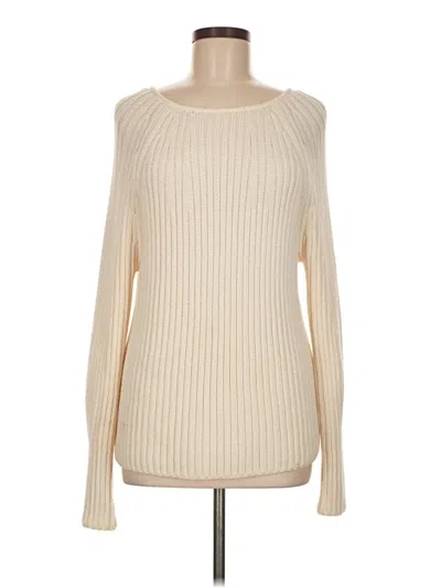 Pre-owned Mm. Lafleur Pullover Sweater In White