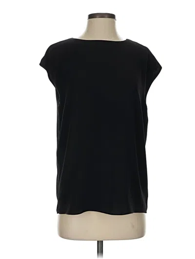 Pre-owned Mm. Lafleur Short Sleeve Top Black Boatneck Tops