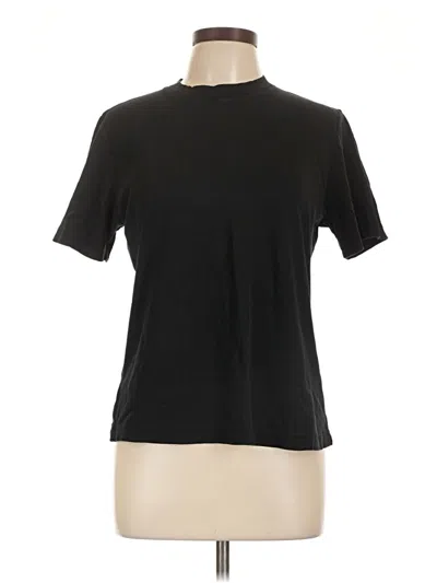 Pre-owned Mm. Lafleur Short Sleeve Turtleneck In Black