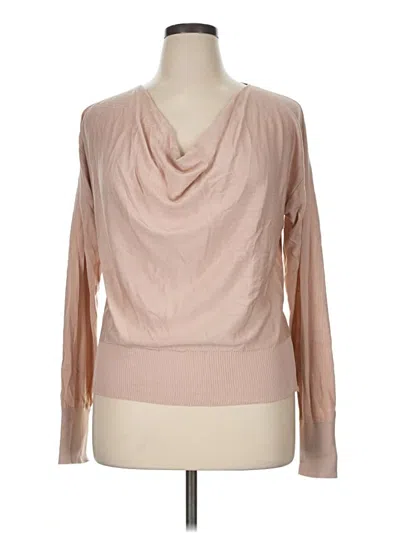 Pre-owned Mm. Lafleur Silk Cardigan Sweater In Tan