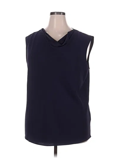 Pre-owned Mm. Lafleur Sleeveless Blouse In Blue