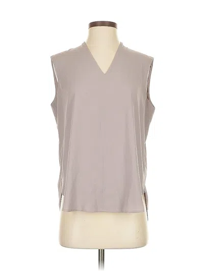 Pre-owned Mm. Lafleur Sleeveless Blouse In Gray