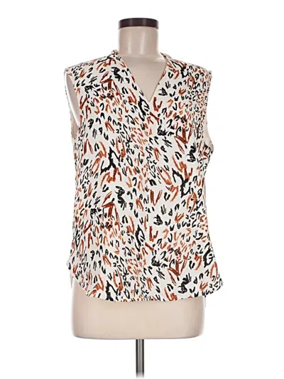 Pre-owned Mm. Lafleur Sleeveless Blouse In Orange