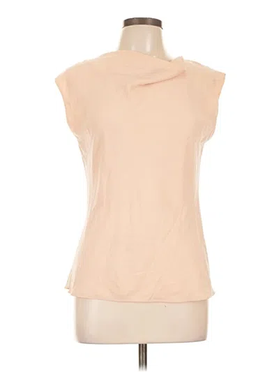 Pre-owned Mm. Lafleur Sleeveless Blouse In Tan