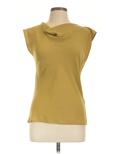 Pre-owned Mm. Lafleur Sleeveless Blouse In Yellow